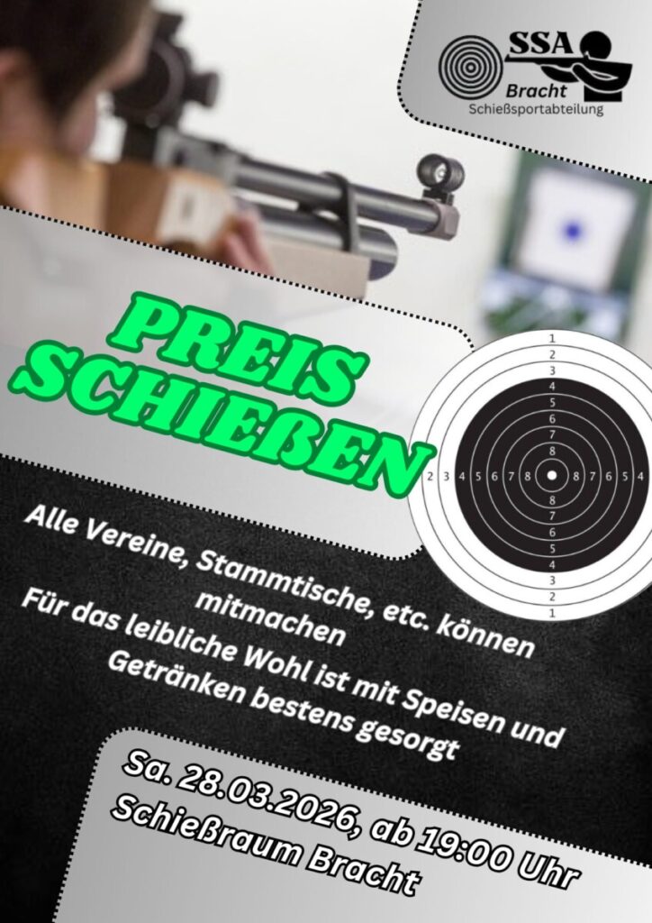 Preisschießen SSA-Bracht 2026